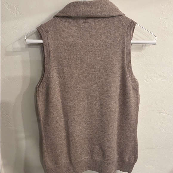 Reformation Elena Cashmere Scarf Tank XS  (Color - Toast) - Picture 9 of 11